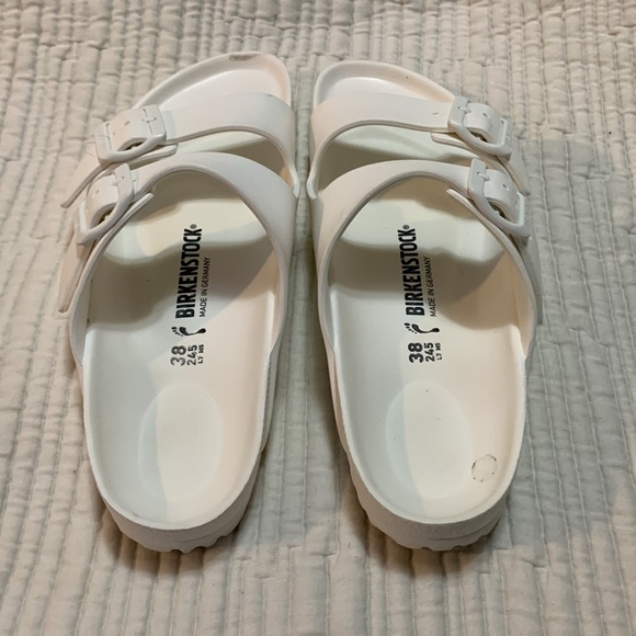 Anthropologie Women’s Birkenstock Arizona EVA Sandals White Size 38 - Picture 3 of 13